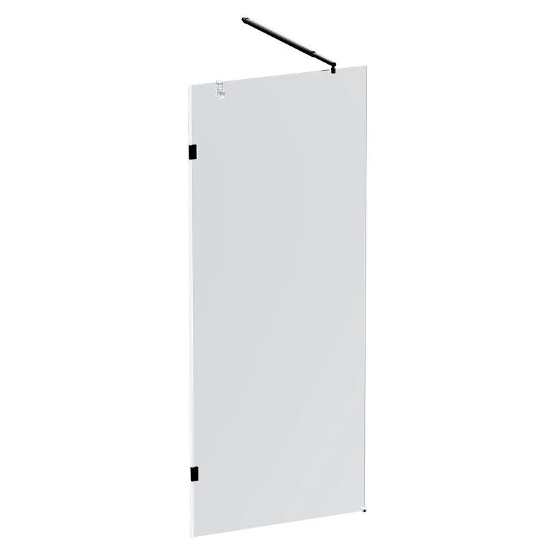 Душевая перегородка AM.PM X-Joy 80 W94UWI-80-F1-BTE профиль Черный матовый стекло прозрачное