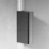 Душевая перегородка AM.PM X-Joy 80 W94UWI-80-F1-BTE профиль Черный матовый стекло прозрачное