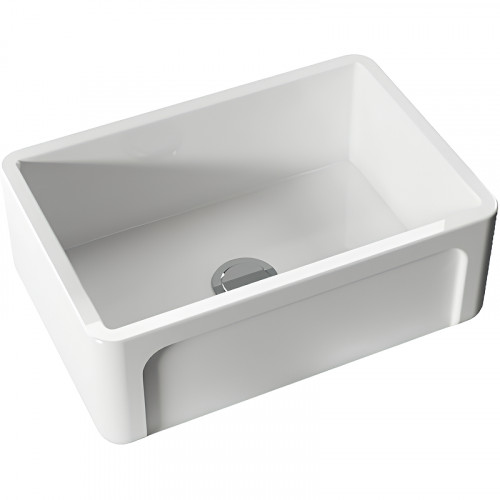 Кухонная мойка Kerasan Hannah Yorkshire 68 542001 Белая керамика встраиваемый