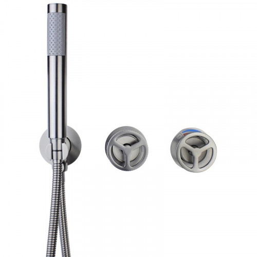 Душевая система Bronze de Luxe Liberty 5011GG-F Графит латунь встраиваемый