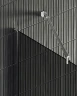 Душевая перегородка Maybah Glass MGD-693-5ш 890x1950 в широком профиле Хром матовый стекло графитовое