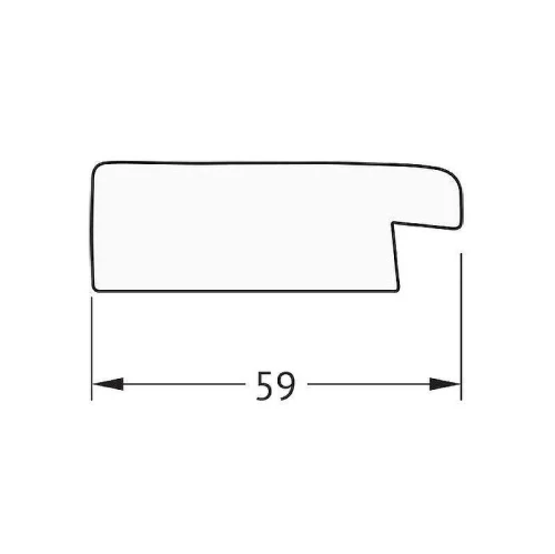 Зеркало Evoform Octagon 55х55 BY 3975 в багетной раме - Травленое серебро 59