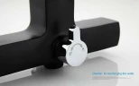Смеситель для ванны Gappo G50 G2250 универсальный Черный матовый латунь на стену