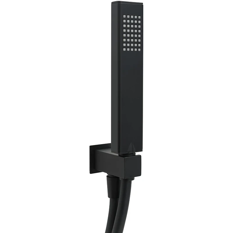 Душевой гарнитур Allen Brau Infinity 5.21021-31 Черный матовый латунь на стену