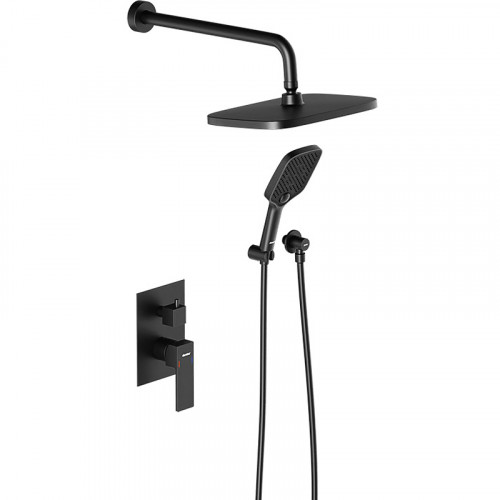 Душевая система Damixa Gala 953520300 Черная матовая латунь встраиваемый