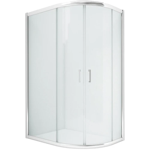 Душевой уголок New Trendy New Varia Chrome 100х80 K-0507 профиль Хром стекло прозрачное