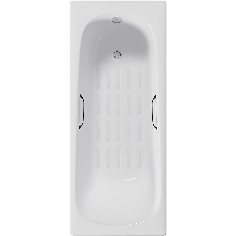 Чугунная ванна Delice Continental 180x80 DLR230627R-AS с отверстиями под ручки с антискользящим покрытием