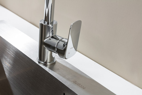 Смеситель для кухни Aquatek Вега AQ1081CR Хром латунь