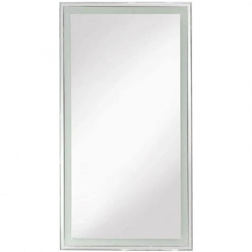 Зеркальный шкаф Art&Max Techno AM-Tec-350-650-1D-L-DS-F с подсветкой с сенсорным выключателем Белый МДФ / ЛДСП, стекло