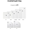 Душевой поддон из искусственного камня Stpool Lite 100х80 1237478 White Matt
