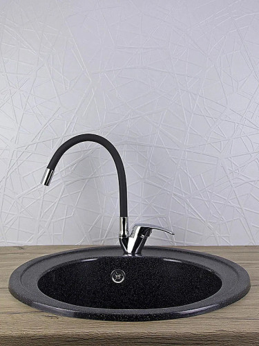 Смеситель для кухни Viko V-3224 Хром Черный