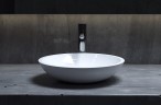 Раковина-чаша Salini Callista 37 105 1101205SM Белая матовая искусственный камень (литьевой мрамор) накладная