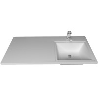 Раковина Stella Polar Мадлен 105 R SP-00001368 с местом под стиральную машину Белая