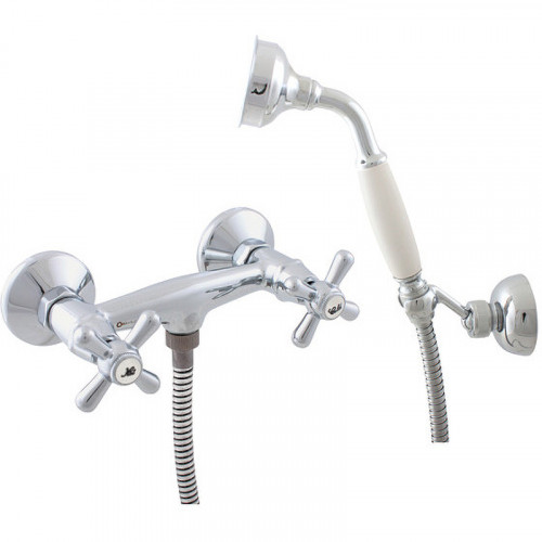 Смеситель для душа Rav Slezak Morava retro MK180.5/2 Хром латунь на стену