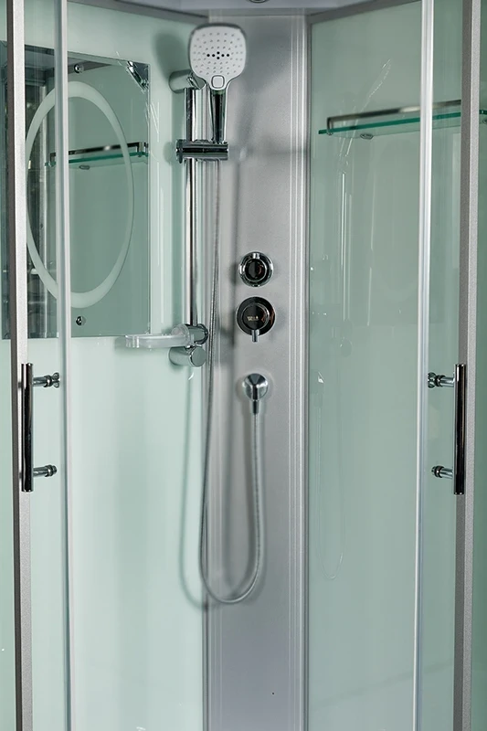 Душевая кабина WeltWasser WW500 Halle 802 80x80 10000003241 профиль Хром стекло прозрачное