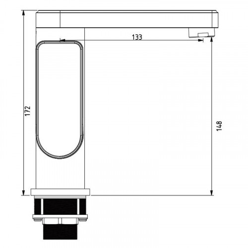 Смеситель для раковины Savol S-600716 цвет Хром