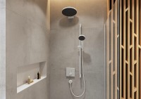 Смеситель для душа Hansgrohe ShowerSelect 15763700 с термостатом Белый матовый латунь встраиваемый