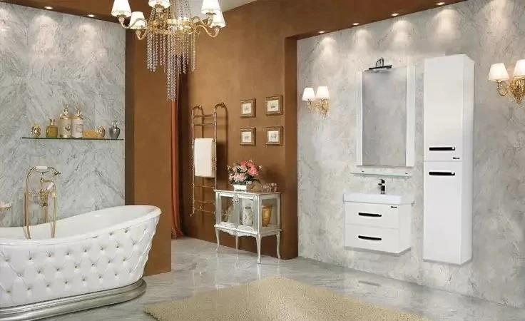 Тумба под раковину Bellezza Рокко 60 4635309670010 подвесная Белая МДФ / ЛДСП