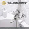 Душевая система Ростовская Мануфактура Сантехники SUS125-009DK Нержавеющая сталь нержавеющая сталь на стену