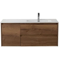Тумба под раковину BelBagno Kraft 120 R KRAFT-1200-2C-1A-SO-RT-R подвесная Rovere Tabacco МДФ / ЛДСП
