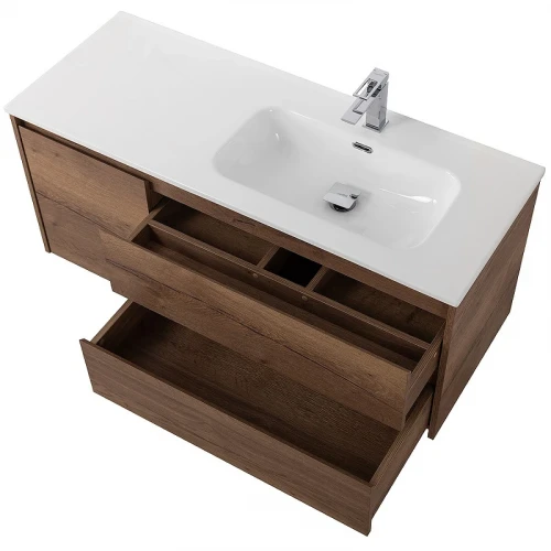 Тумба под раковину BelBagno Kraft 120 R KRAFT-1200-2C-1A-SO-RT-R подвесная Rovere Tabacco МДФ / ЛДСП