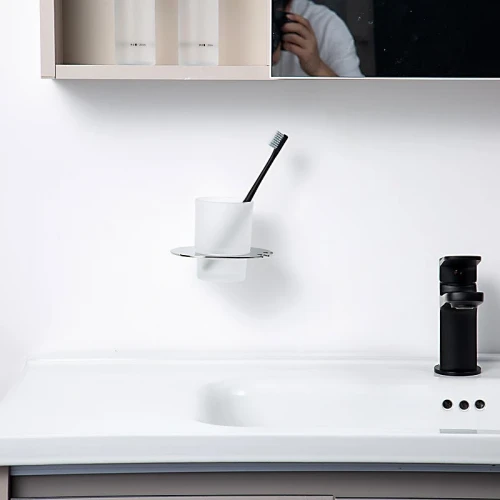 Стакан для зубных щеток Gappo G30906-8 цвет Белый Хром