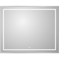 Зеркало BelBagno Kraft 100 SPC-KRAFT-1000-800-LED-TCH-WARM с подсветкой Сатин с сенсорным выключателем и подогревом стекло