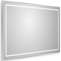 Зеркало BelBagno Kraft 100 SPC-KRAFT-1000-800-LED-TCH-WARM с подсветкой Сатин с сенсорным выключателем и подогревом стекло