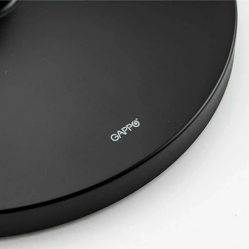 Верхний душ Gappo G004-26 Черный матовый