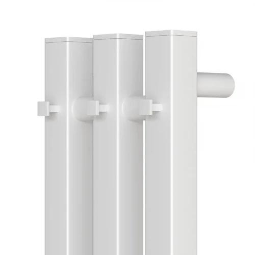 Электрический полотенцесушитель APEXTERMO Sirius 1100x120 SR10112WM с крючками цвет Белый матовый