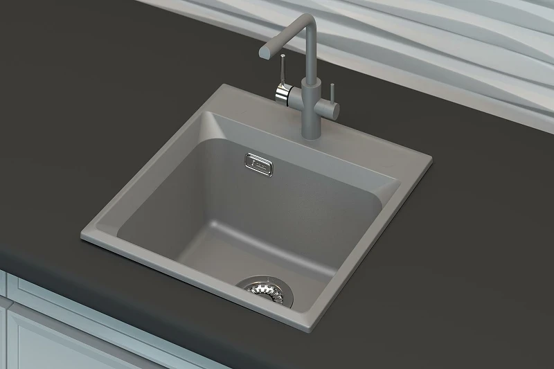 Кухонная мойка Point Мисти 46 PN3011AL Серая