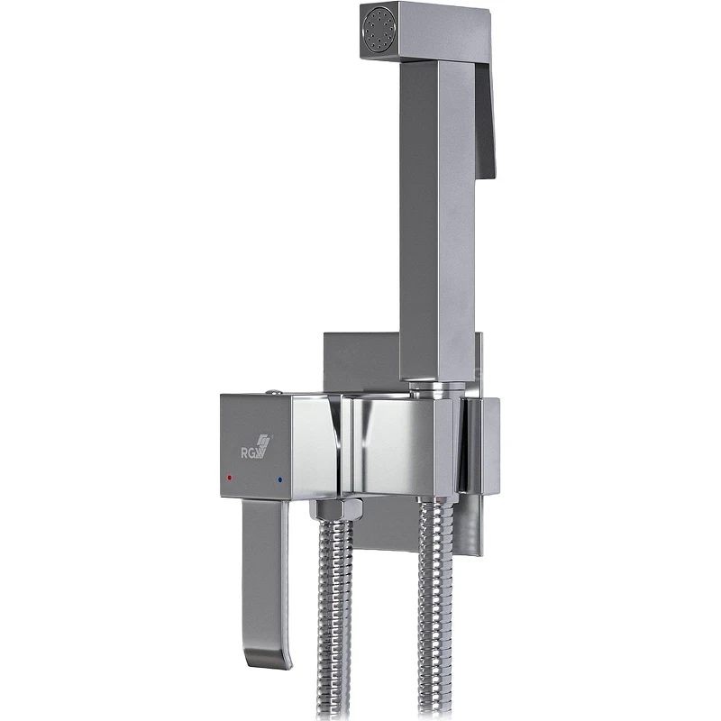 Гигиенический душ со смесителем RGW Shower Panels SP-207 511408207-01 Хром латунь на стену