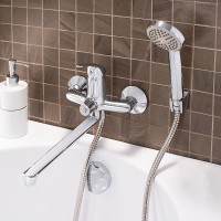 Смеситель для ванны Ростовская Мануфактура Сантехники SL128-006E универсальный