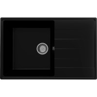 Кухонная мойка Ulgran Quartz Prima 780-07 Уголь искусственный камень (литьевой мрамор) встраиваемый