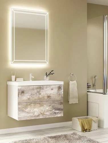 Зеркало Marka One Mix Classic 2 70 С подсветкой