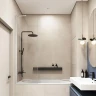 Шторка на ванну Veconi Palau PL-84 50 PL84-50-01-C8 профиль Хром стекло прозрачное