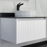 Тумба с раковиной Comforty Марсель 75 00-00012270 подвесная Белая МДФ / ЛДСП