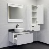 Тумба с раковиной Comforty Марсель 75 00-00012270 подвесная Белая МДФ / ЛДСП