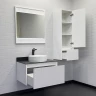 Тумба с раковиной Comforty Марсель 75 00-00012270 подвесная Белая МДФ / ЛДСП