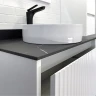Тумба с раковиной Comforty Марсель 75 00-00012270 подвесная Белая МДФ / ЛДСП