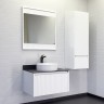 Тумба с раковиной Comforty Марсель 75 00-00012270 подвесная Белая МДФ / ЛДСП