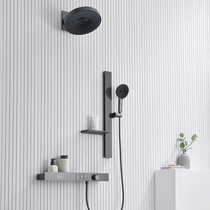 Душевая система Black&White Gravity GH-9025-GM 9025GM цвет Gun Metal