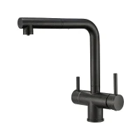 Смеситель для кухни Emar Quartz 7017.8 цвет Морион