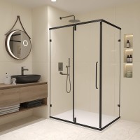 Душевой уголок RGW Classic CL-046B 120x80 350904628-14 профиль Черный матовый стекло прозрачное