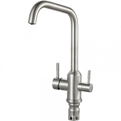 Смеситель для кухни Ростовская Мануфактура Сантехники SUS124-017F-015 Нержавеющая сталь нержавеющая сталь