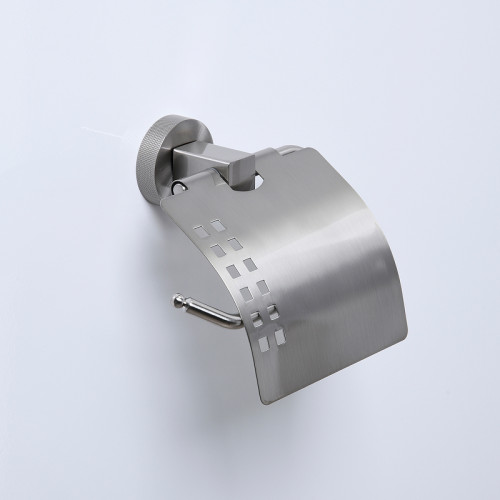 Держатель туалетной бумаги WasserKRAFT Tauber K-64425 с крышкой Никель