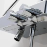 Душевая система WasserKRAFT A113.119.127.CH Thermo с термостатом Хром Белая латунь на стену