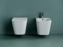 Унитаз с инсталляцией Ceramicanova Union CN4009T + Berges Atom 410 040332 с сиденьем Микролифт и Черной матовой клавишей смыва