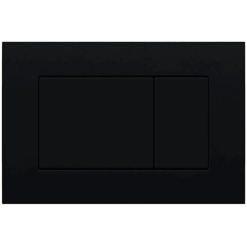 Унитаз с инсталляцией Ceramicanova Union CN4009T + Berges Atom 410 040332 с сиденьем Микролифт и Черной матовой клавишей смыва